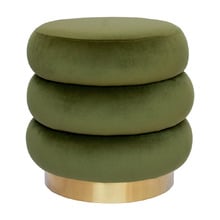 Quinn Velvet Ottoman